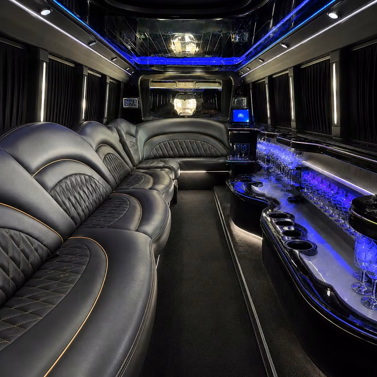 chrysler 300 limo interior