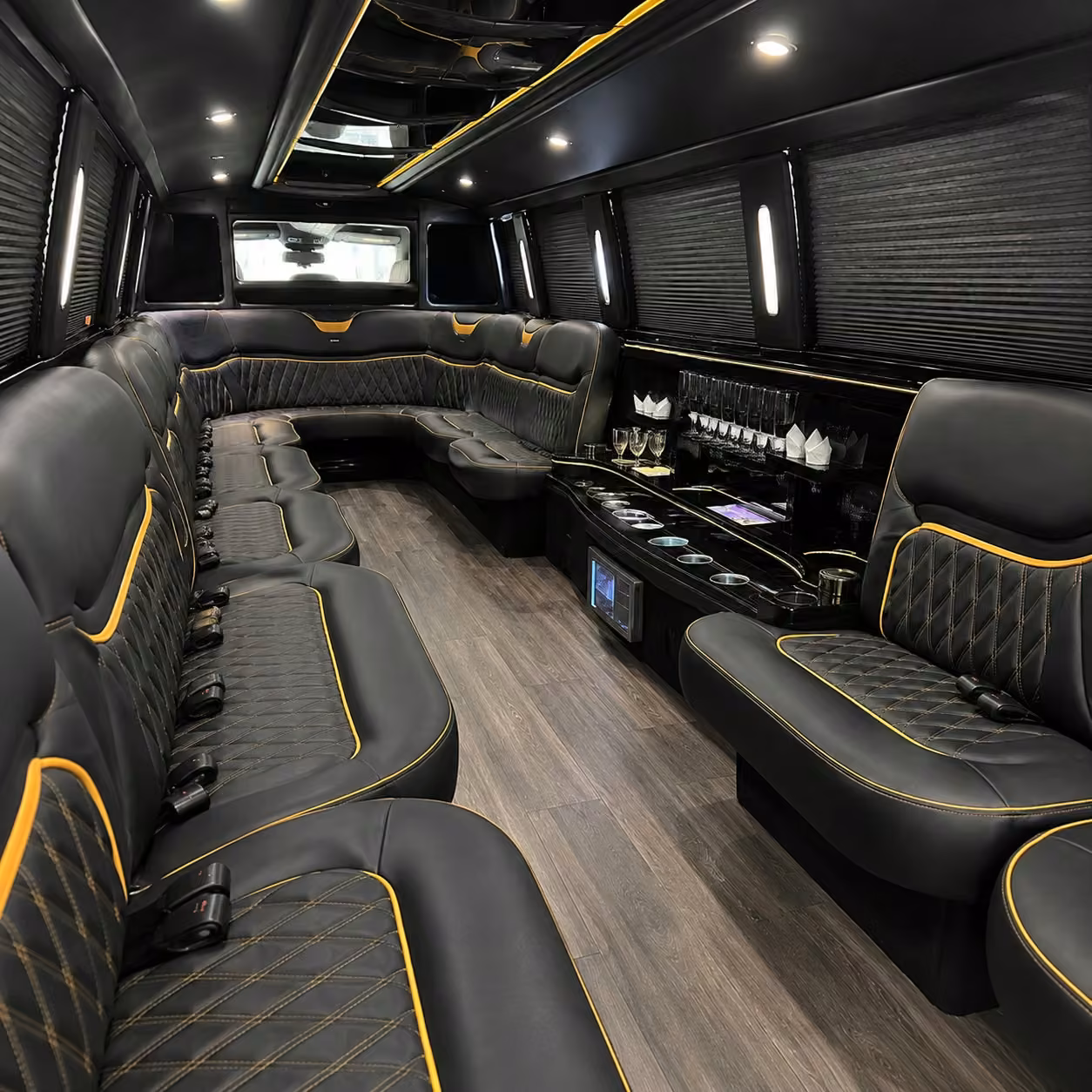 hummer limo interior
