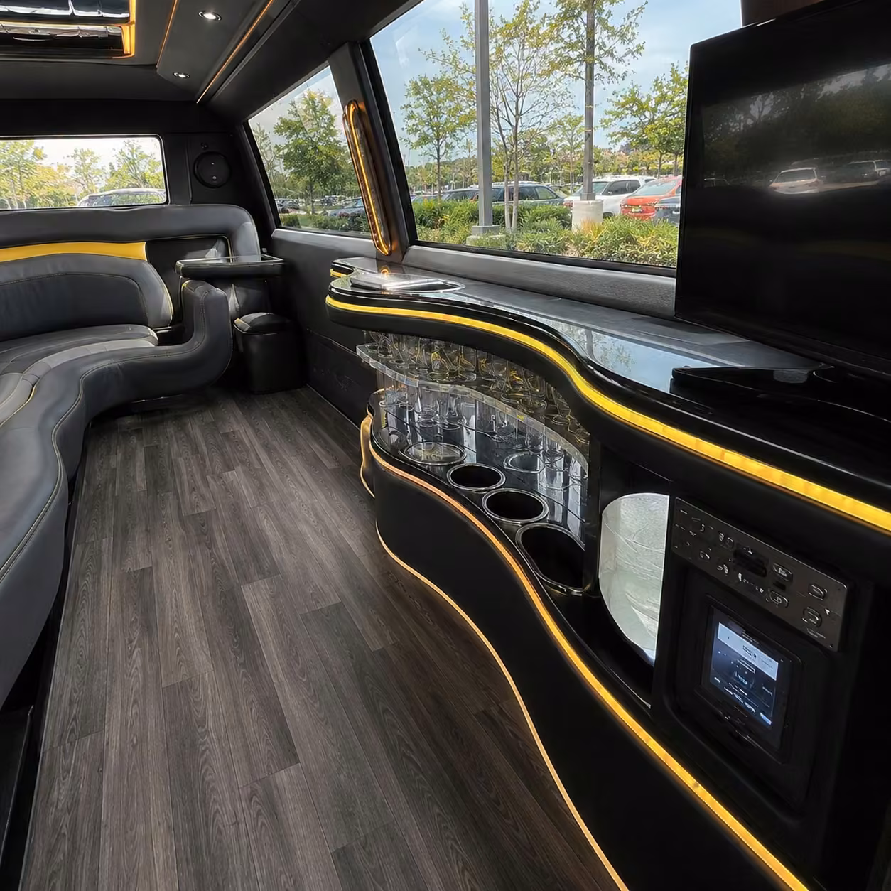 miami limo interior